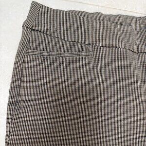 Chico's Bridgette Long Pant, Beige/Brown/Teal, Size 05.R (US 6)